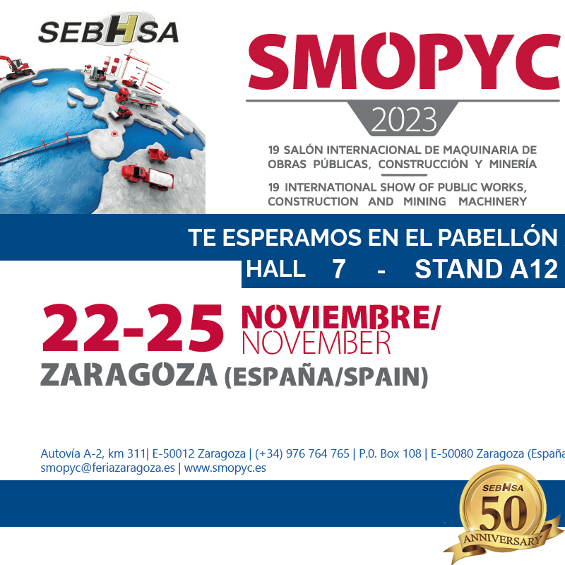 The SEBHSA team awaits you at SMOPYC Zaragoza